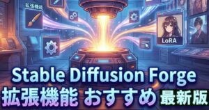 Stable Diffusion Forge拡張機能で生成AIを最強に！おすすめ導入ガイド