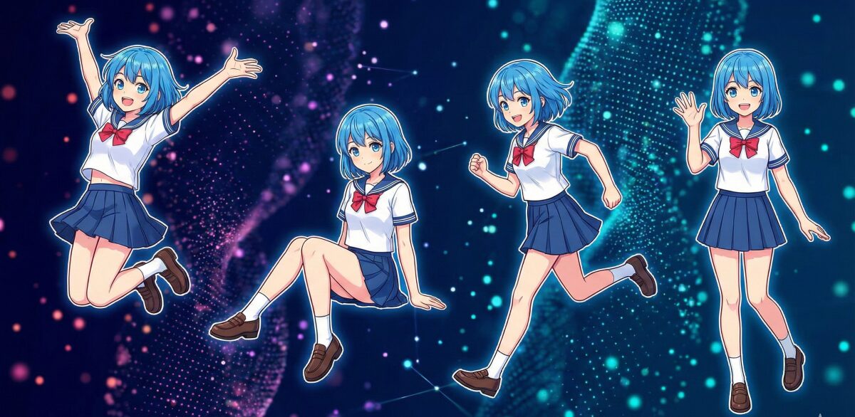 Stable Diffusionでポーズをランダムに変える方法！アニメキャラ再現のコツ