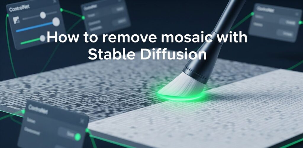 Stable Diffusionでモザイク除去する具体的な方法