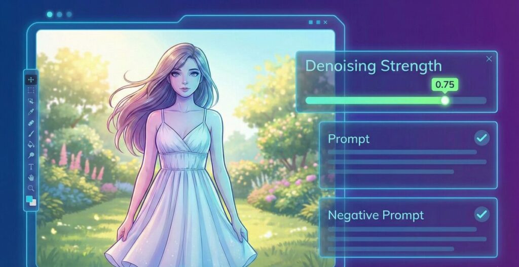 Stable Diffusionで服を消す手順と自然に仕上げるコツ