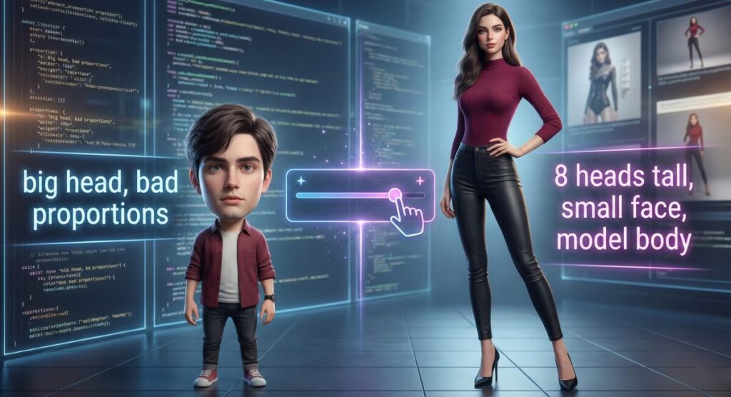 Stable Diffusionで頭身を高くして理想のスタイルを作る！プロンプトとLoRA活用術