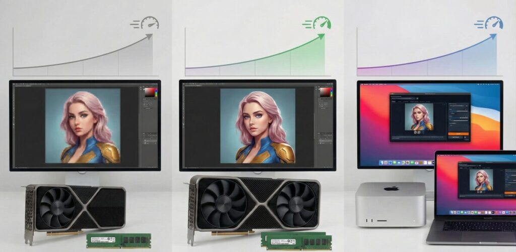 Stable Diffusionのメモリ解放とおすすめスペック