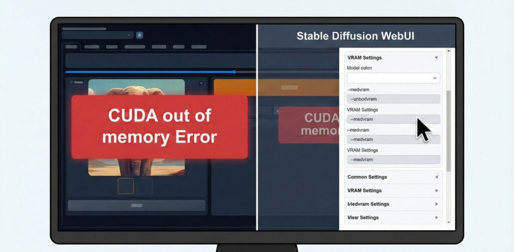 Stable Diffusionのメモリ解放と不足対策の基本