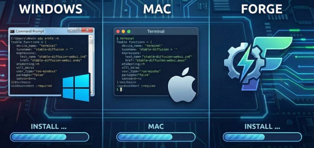 Stable Diffusionを再インストールする手順【Win/Mac/Forge】