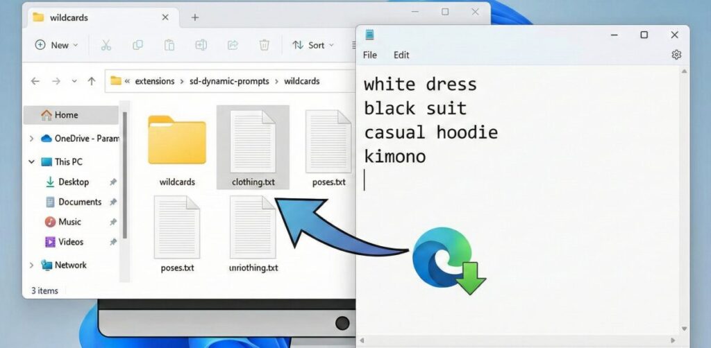Stable Diffusionワイルドカード配布データの導入と作り方
