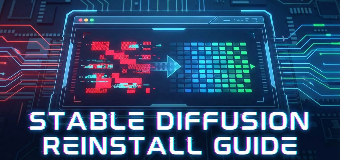 大事なデータは消さない！Stable Diffusionの再インストール完全ガイド【エラー解消】