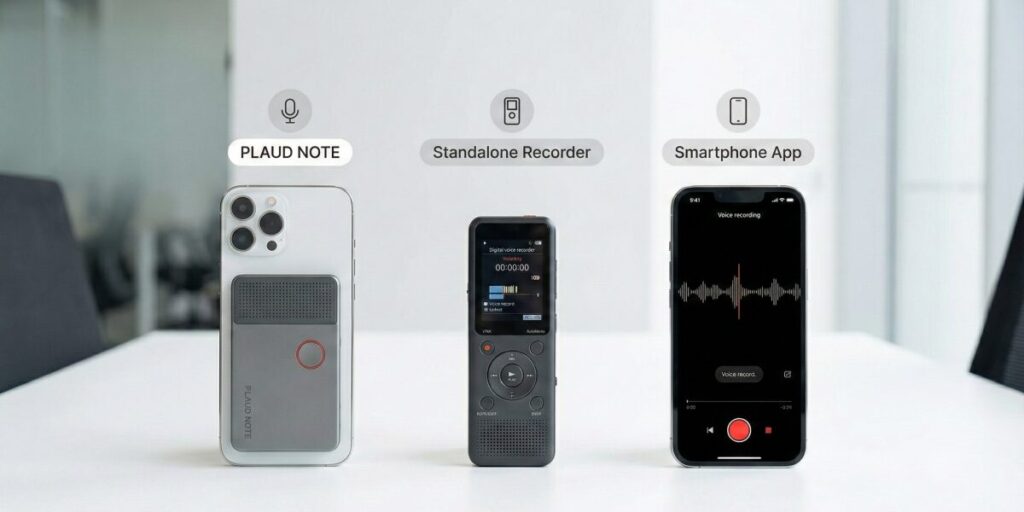 AI搭載のボイスレコーダーPlaudと他社製品を比較！おすすめは？