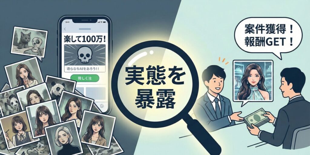 AI画像生成の副業販売は稼げない？怪しい？実態を暴露