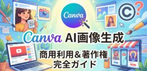 Canva AI画像生成は商用利用できる？著作権や注意点を完全ガイド