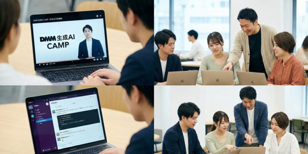 DMM 生成AI CAMPの評判と学習環境