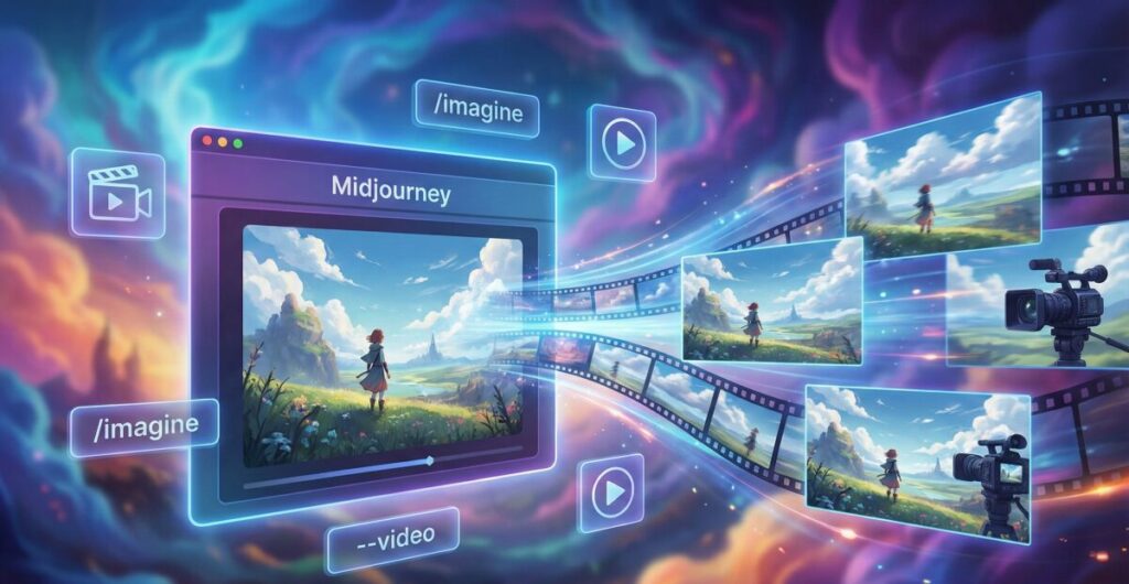 Midjourneyで動画を！クレジットからプロンプトまで分かりやすく解説！