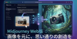 Midjourneyで画像を元に思い通りの画像を生成・編集する方法を徹底解説【最新Web版対応】