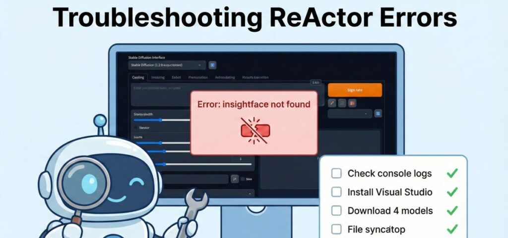Stable Diffusion ReActorの使い方で困った時の対処法