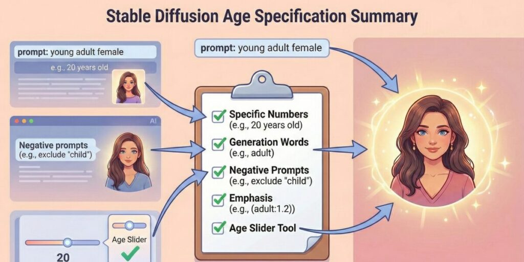 Stable Diffusion 年齢指定 まとめ