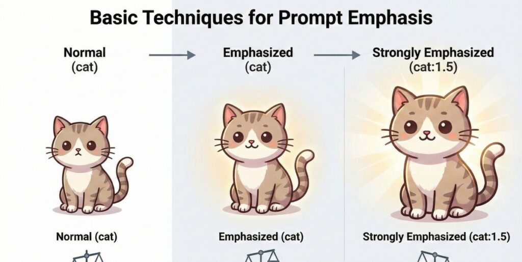 Stable Diffusionでプロンプト強調を使いこなす基本テクニック