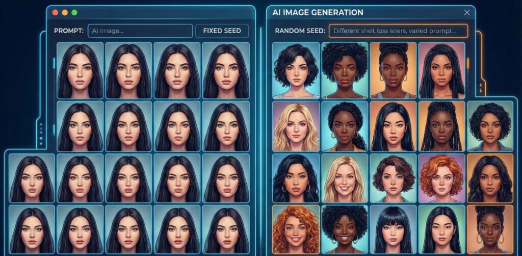 Stable Diffusionで同じ顔ばかり出る？違う顔を作るプロの技を紹介！