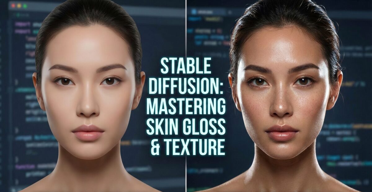 Stable Diffusionで肌の光沢を極める！リアルな質感を出す呪文と設定