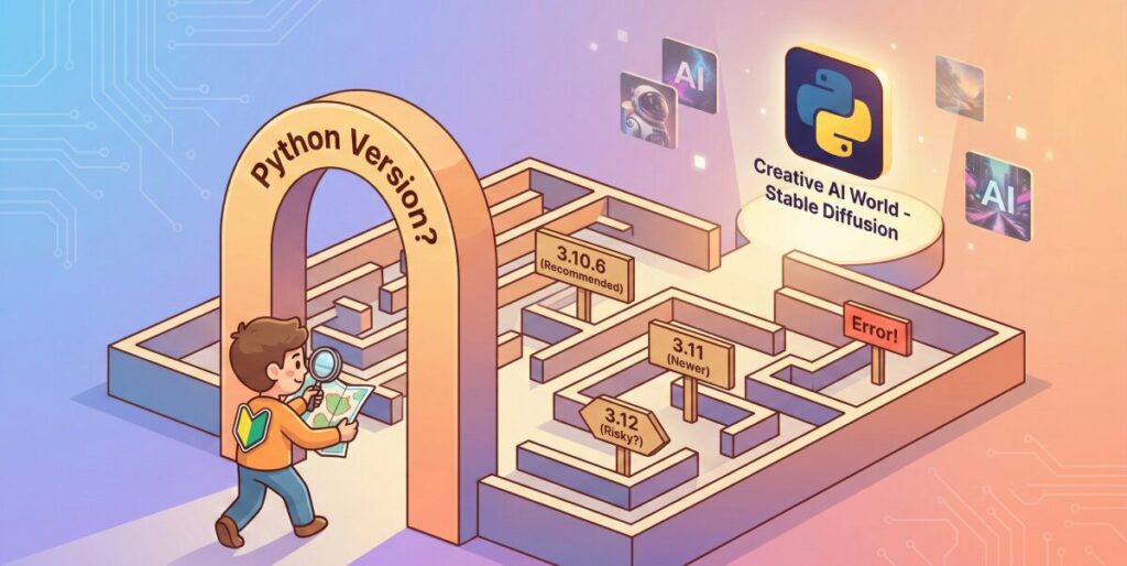 Stable DiffusionのPythonバージョンはどれが正解？最新の推奨環境とインストール方法