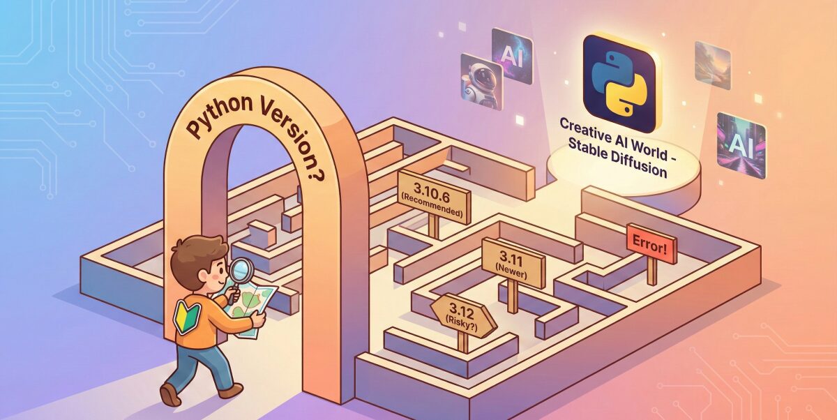 Stable DiffusionのPythonバージョンはどれが正解？最新の推奨環境とインストール方法