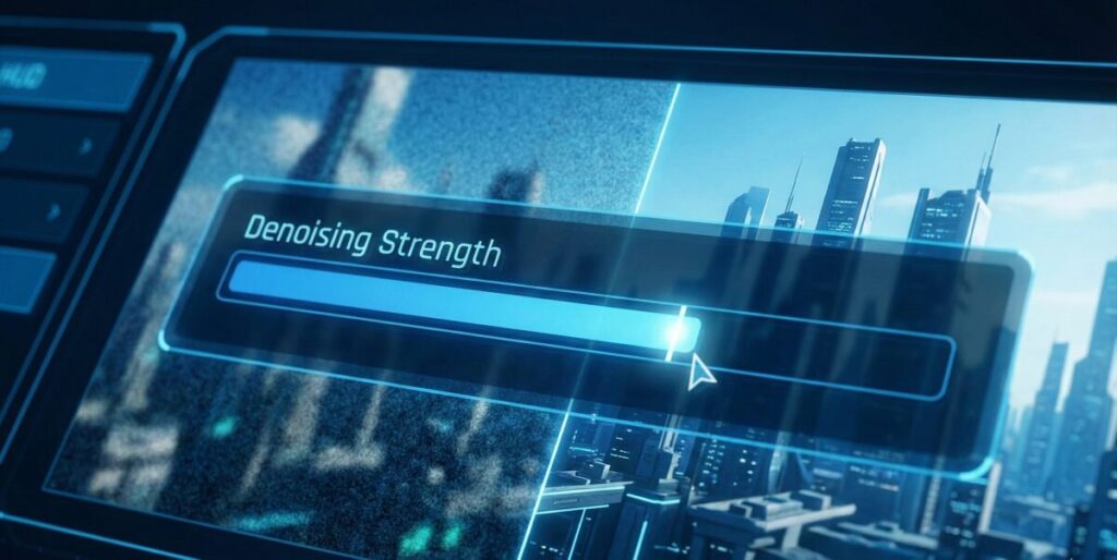 Stable Diffusionのノイズ除去強度の正解設定