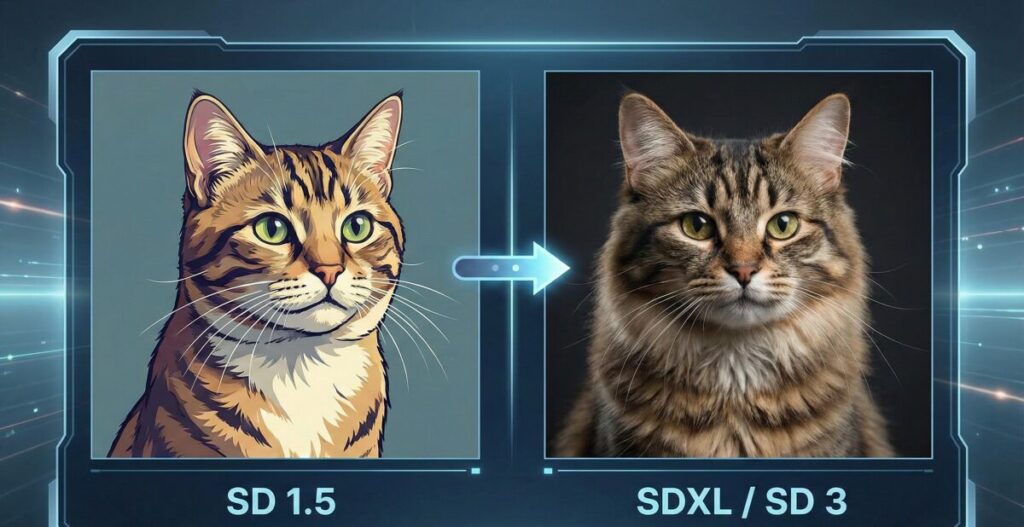 Stable Diffusionのバージョン確認と種類の違い