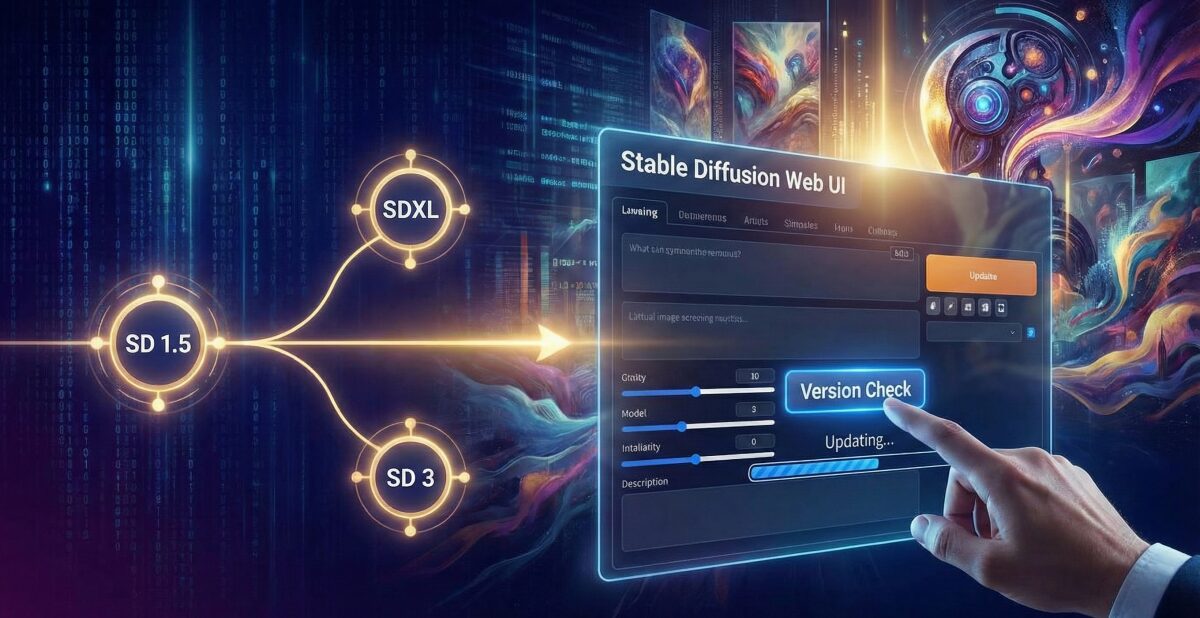 Stable Diffusionのバージョン確認完全ガイド！最新一覧やアップデート方法も解説