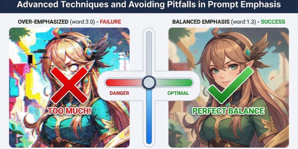Stable Diffusionのプロンプト強調で失敗しないための応用術