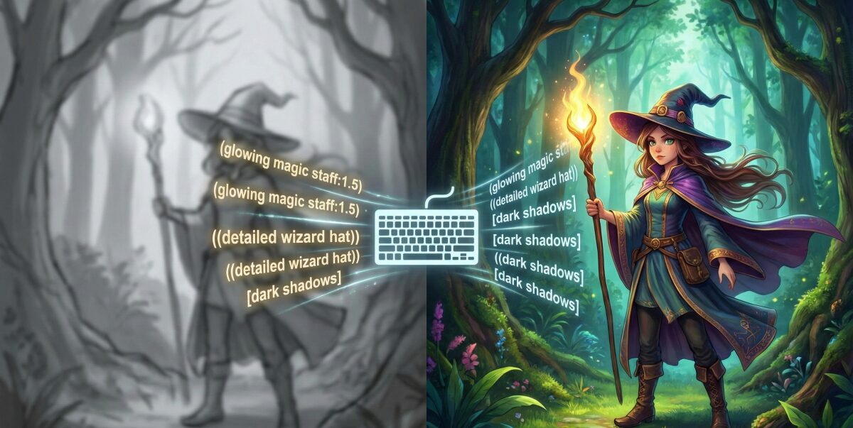 Stable Diffusionのプロンプト強調をマスターして理想の画像を生成する方法