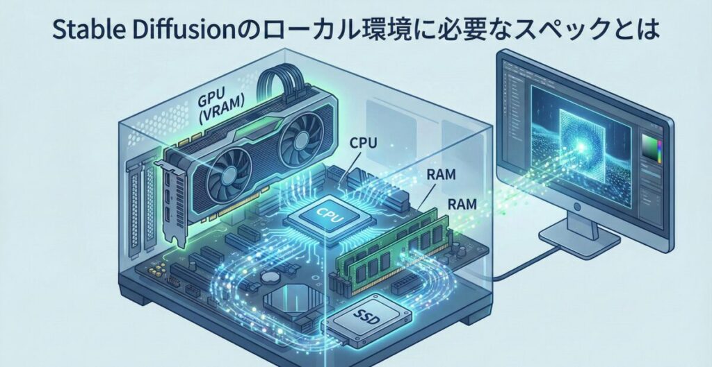 Stable Diffusionのローカル環境に必要なスペックとは