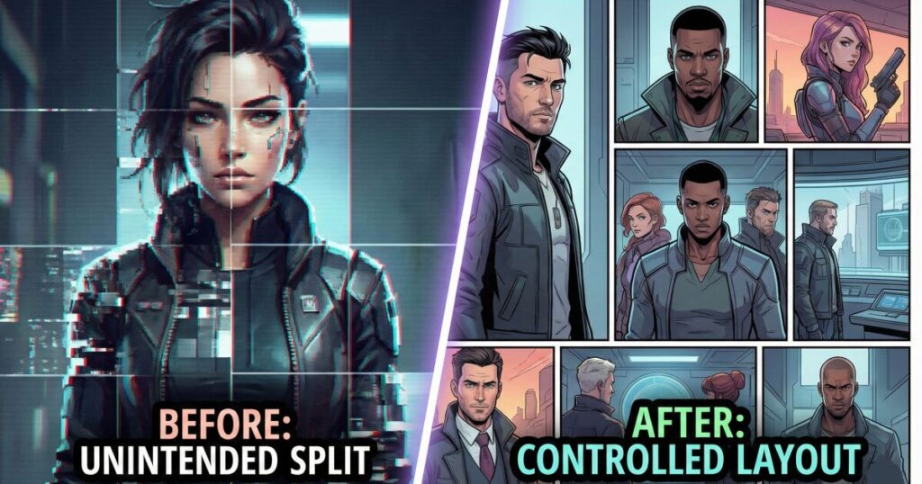 Stable Diffusionの画面分割を完全攻略！意図した構図を作るコツと直し方