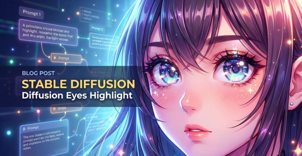 Stable Diffusionの目・ハイライトを完璧に！綺麗にするプロンプトやLoRA活用術