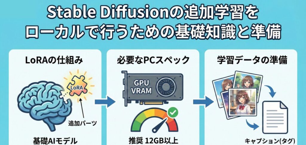 Stable Diffusionの追加学習をローカルで行うための基礎知識と準備