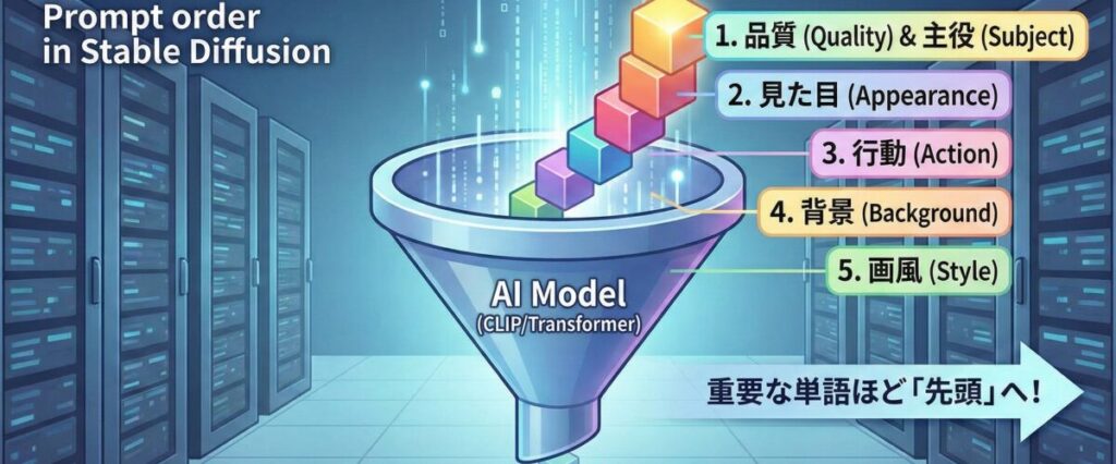 Stable Diffusionプロンプトの順番が重要な理由と基本ルール
