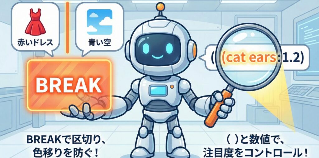 Stable Diffusionプロンプトの順番を工夫して思い通りの絵を出すテクニック