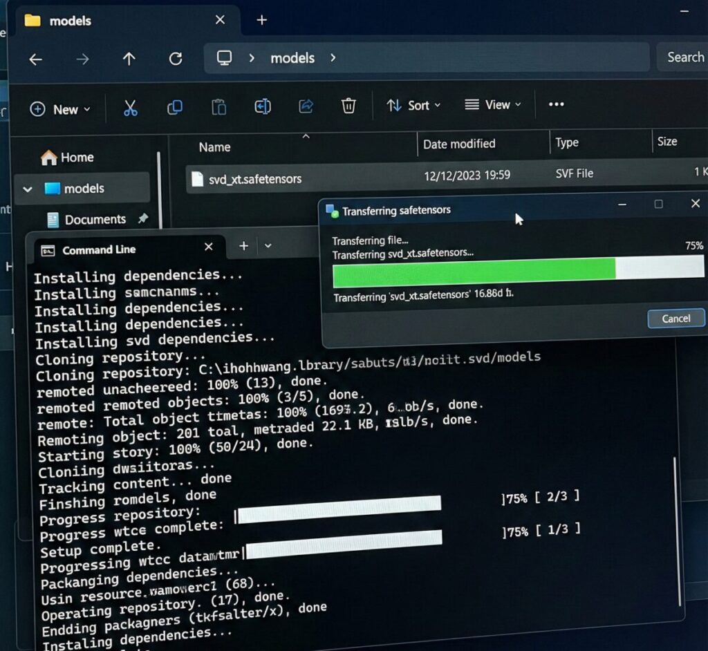 Stable Diffusion動画をローカル環境で導入する
