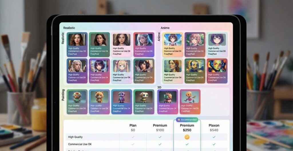 Stable Diffusion商用利用におすすめのモデルと料金