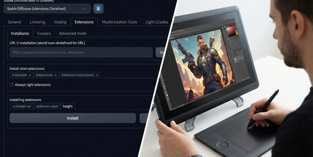 Stable Diffusion拡張機能おすすめの入れ方と実務活用
