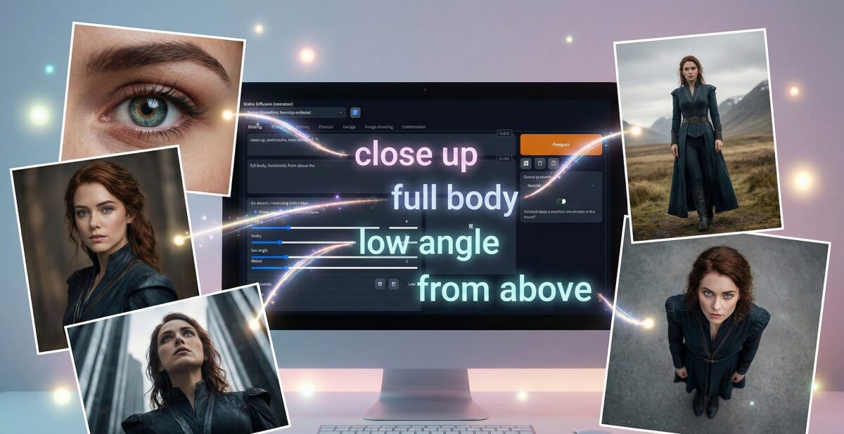 【保存版】Stable Diffusionの画角を自在に操る！構図と距離を決める呪文テクニック