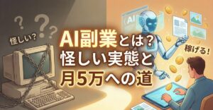 【実録】AI副業とは本当に稼げる？詐欺を避けて安全に収入を作るコツ！