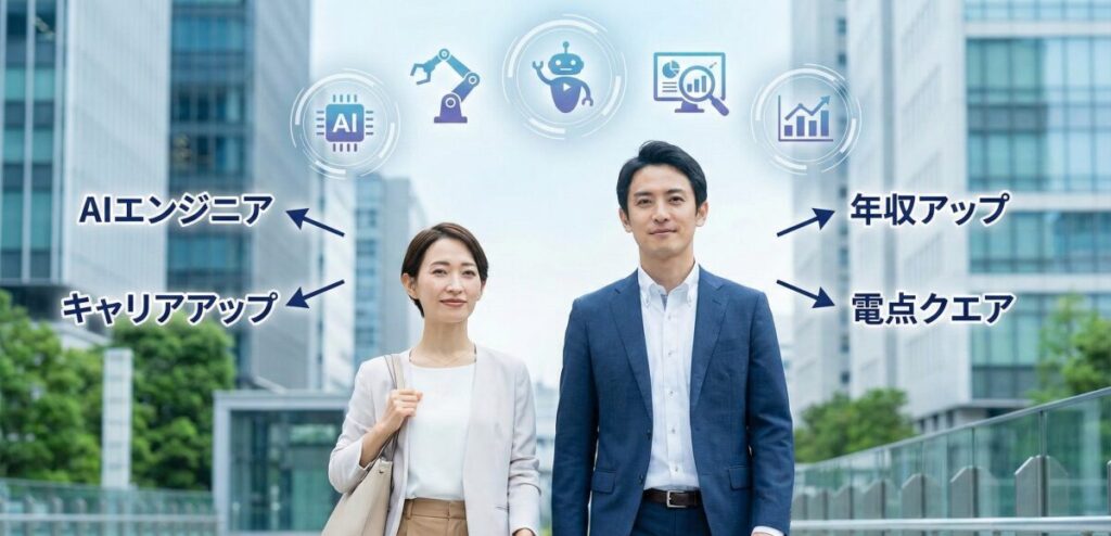 テックアカデミーAIコースで目指せるキャリア