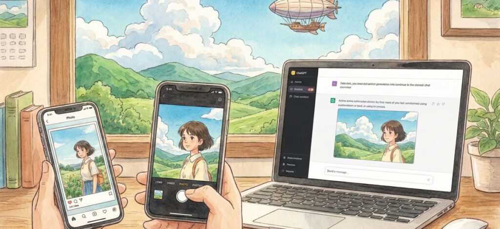 初心者でも簡単！ジブリ風画像生成のやり方とおすすめ無料AIアプリ・ツール徹底解説