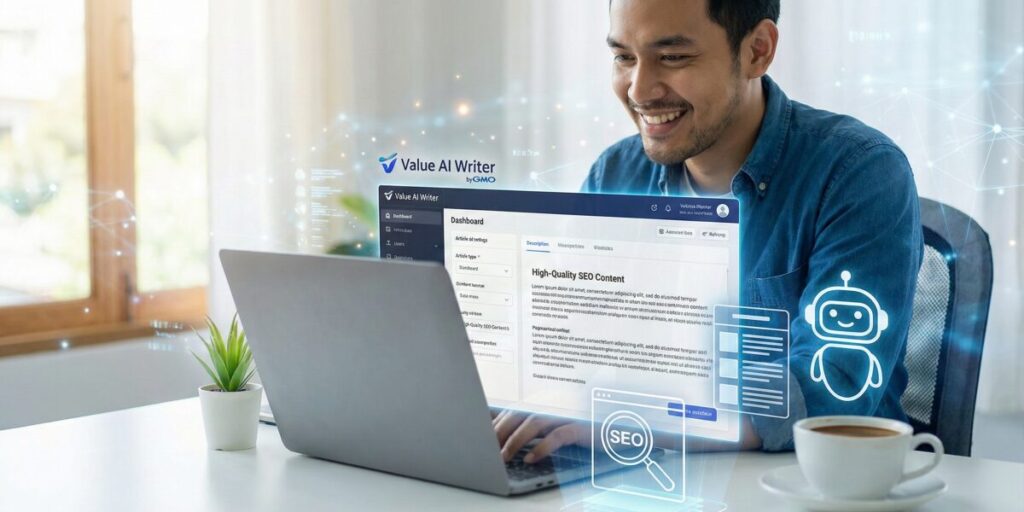 高品質SEO記事生成AIツールValue AI Writer byGMOでブログ運営は変わる？